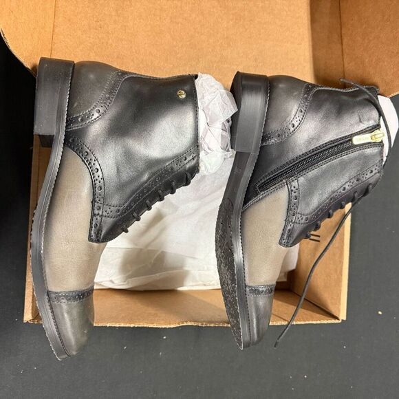 Pikolinos Royal W4D-87173 Lace Up Cap Toe Ankle Boots 39 Lead - Picture 4 of 8